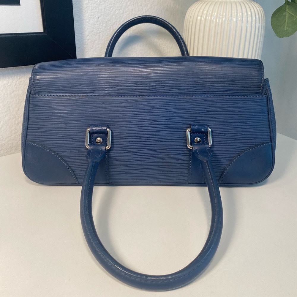 Rare Vintage Louis Vuitton Epi Sagur PM & Wallet Bundle In Myrtille - Picture 6 of 16